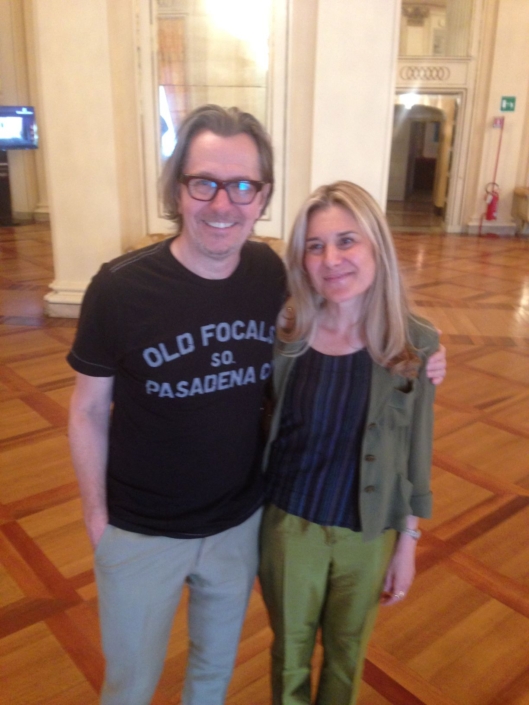 Barbara Quarello and Gary Oldman