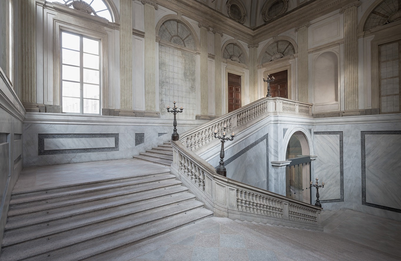 The Milan Royal Palace, staircase