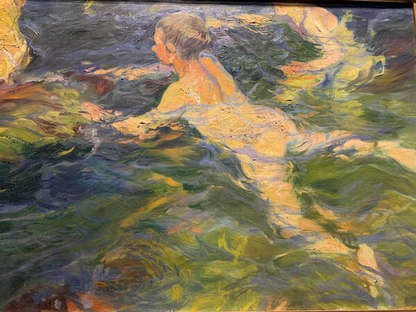 Nuotatori, Jávea – 1905, olio su tela, Museo Sorolla