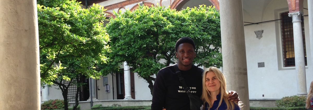 Viktor Oladipo and Barbara Quarello