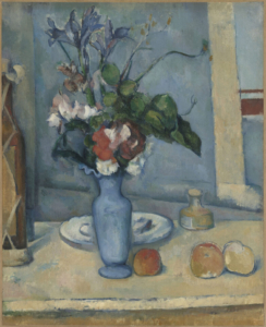 Paul Cézanne, Le Vase bleu, between 1889-1890 oil on canvas