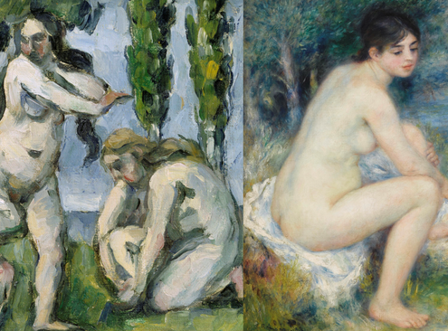 Cézanne and Renoir