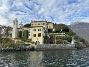 Painting Villa del Balbianello