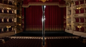 The Milano-Cortina 2026 Olympic torch, named “Essential” and designed by Carlo Ratti